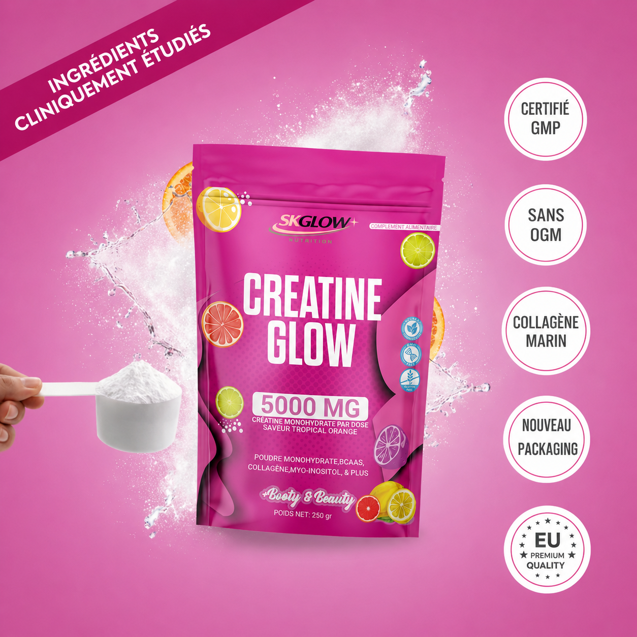 CreatineGlow Soutien musculaire • Énergie • Vitalité 1
