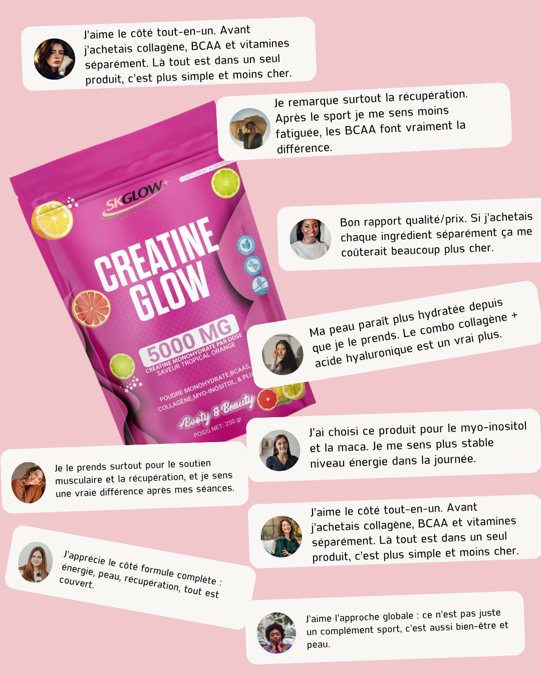 CreatineGlow Soutien musculaire • Énergie • Vitalité 1