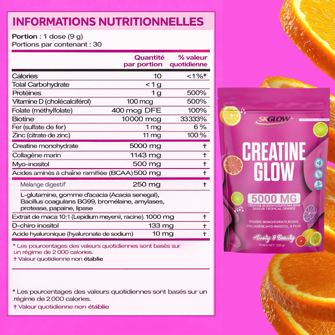 CreatineGlow Soutien musculaire • Énergie • Vitalité 1