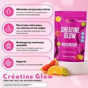 creatine femme muscle fesse prise de masse